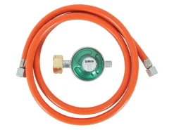 Gimeg 50mbar x 1,5mtr 1/4"l Gasdruckregler Set