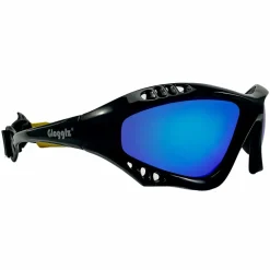 Glogglz Finz polarisierte Sonnenbrille - Black