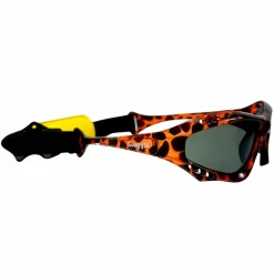 Glogglz Finz polarisierte Wassersport-Sonnenbrille - Brown