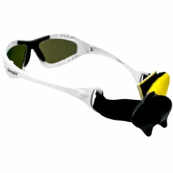 Glogglz Finz polarisierte Sonnenbrille - White