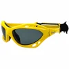 Glogglz Rayz Gelbe UV-geschützte Sonnenbrille - Yellow