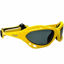 Glogglz Rayz Gelbe UV-geschützte Sonnenbrille - Yellow