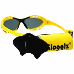 Glogglz Rayz Gelbe UV-geschützte Sonnenbrille - Yellow