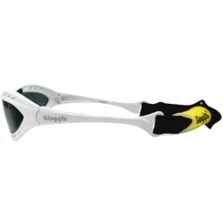 Glogglz Rayz UV-geschützte Sonnenbrille - White