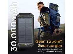 Golden Sound Solar-Powerbank - 30.000 mAh