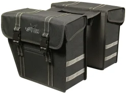 Greenlands 25 Liter schwarze doppelte Fahrradtasche