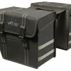 Greenlands 40 Liter schwarze doppelte Fahrradtasche