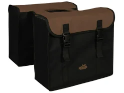 Greenlands Colourfull braun doppelte Gepäckträgertasche