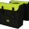 Greenlands Colourfull Lime doppelte Gepäckträgertasche