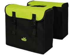 Greenlands Colourfull Lime doppelte Gepäckträgertasche