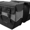 Greenlands Hardbox schwarz weiße doppelte Fahrradtasche