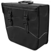 Greenlands PACKTASCHE schwarze einzelne linke Gepäckträgertasche