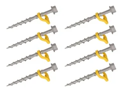 Haba Alu-Camp Schraubheringe 15 cm – 8er-Set