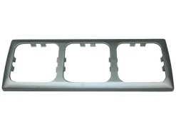 Haba C-line 3-fach Abdeckrahmen - Silver