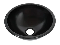 Halbrundes Waschbecken NavyLoad 30 cm - Schwarz