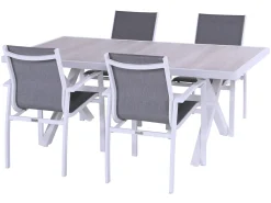 Hartman Canterbury White 186 x 96 Gartentisch