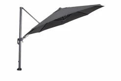 Hawaii Sonnenschirm - Ø350 cm - carbon schwarz - dunkel grau