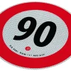 Höchstgeschwindigkeit von 90 km / h