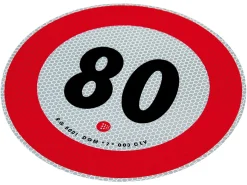 Höchstgeschwindigkeit von 80 km / h