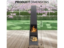 HEAT Outdoor Living Oslo Terrassenkamin