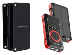 HEKO Solar Spark Powerbank mit Unfold 15 Solar Panel