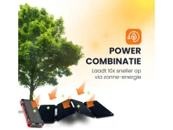 HEKO Solar Spark Powerbank mit Unfold 15 Solar Panel