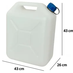 HEM 20 Liter Wasserkanister mit Hahn - Set von 2