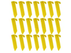 HEM ABS 23 cm zelthering - Set von 24