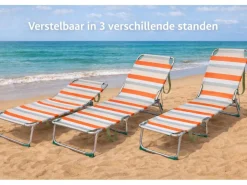 HEM aluminium verstellbare klappliege - Orange