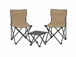 Hem camping set 3-teilig mit 2 stühlen und tisch