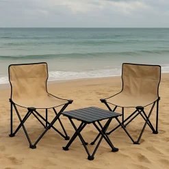 Hem camping set 3-teilig mit 2 stühlen und tisch