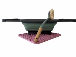 Hem faltbares spülset mit abtropfmatte - Pink
