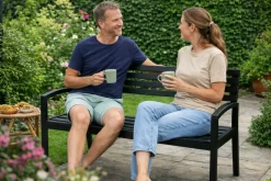 HEM 2-Personen Gartenbank - Stahl