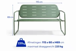 HEM Personen Stahl-Lounge-Set - Green