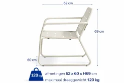 HEM Personen Stahl-Lounge-Set - Ecru