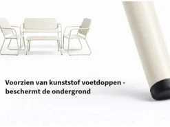 HEM Personen Stahl-Lounge-Set - Ecru
