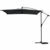 Hesperide HIXA Sonnenschirm mit Ständer - Black