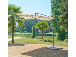 HESPERIDE HIXA Sonnenschirm mit Fuß - Beige