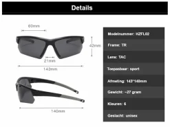 Hikr Fahrradbrille - Black