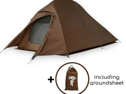 Hikr Hero 2-Personen-Campingzelt – Braun