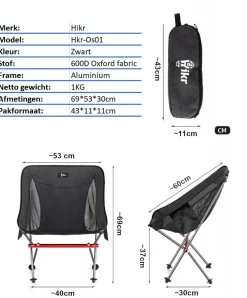 Hikr Outdoor Campingstuhl