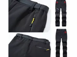 Hikr Wasserdichte Herren-Fleecehose - Grey