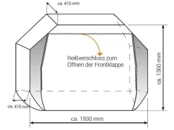 Hindermann Concept ZWOO Fahrradschutzhülle - 3 Fahrräder