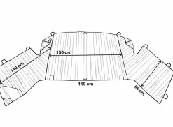 Hindermann Screen II Sonnenschutz - Ford transit/custom ab 2018