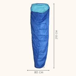 HIXA Polyester Blue Mummy Schlafsack