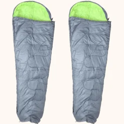 HIXA Polyester 2er-Set Schlafsäcke - Green