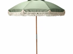 HIXA Sonnenschirm mit Holzständer - Green