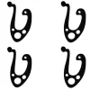 Hooky Wohnwagenschienenhaken - Set von 4