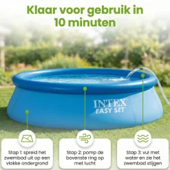 Intex easy set 396x84cm pool
