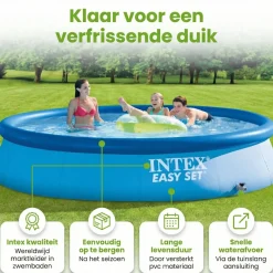 Intex easy set 396x84cm pool – 3-teilig